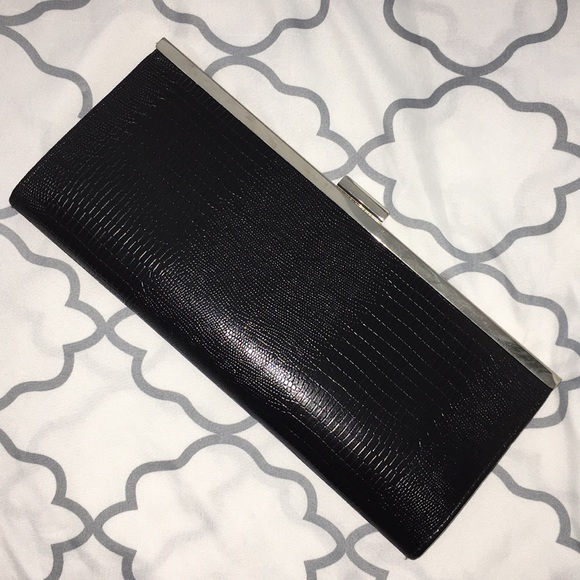 Style & Co. Handbags - Style & Co black evening clutch